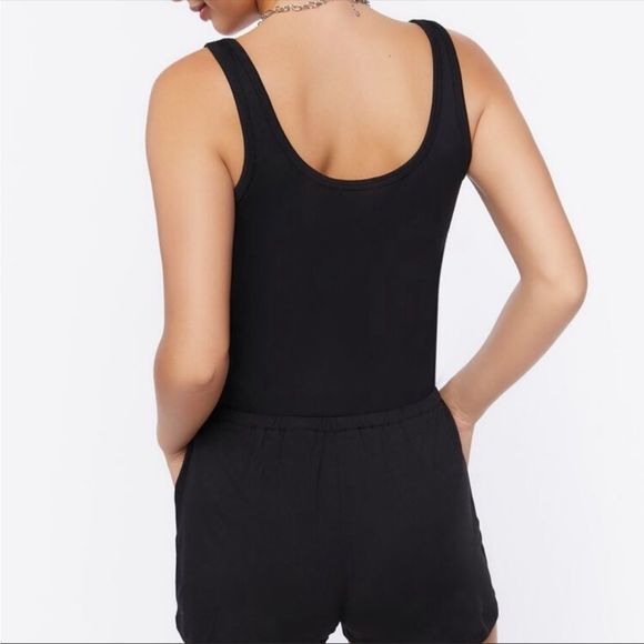 Forever 21 Black Romper size M - Picture 2 of 5